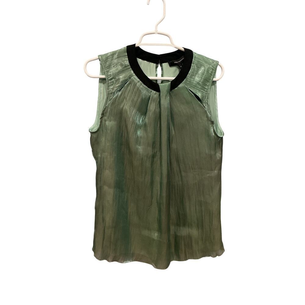 Robert‎ Rodriguez Womens Top Size Medium Green Fairy Formal Festive Holiday NEW